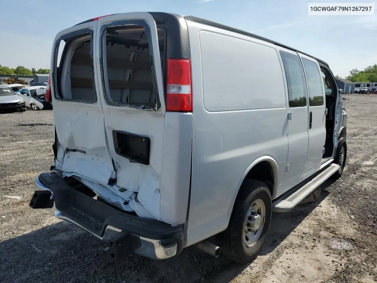 2022 Chevrolet Express G2500 VIN: 1GCWGAF79N1267297 Lot: 55843775