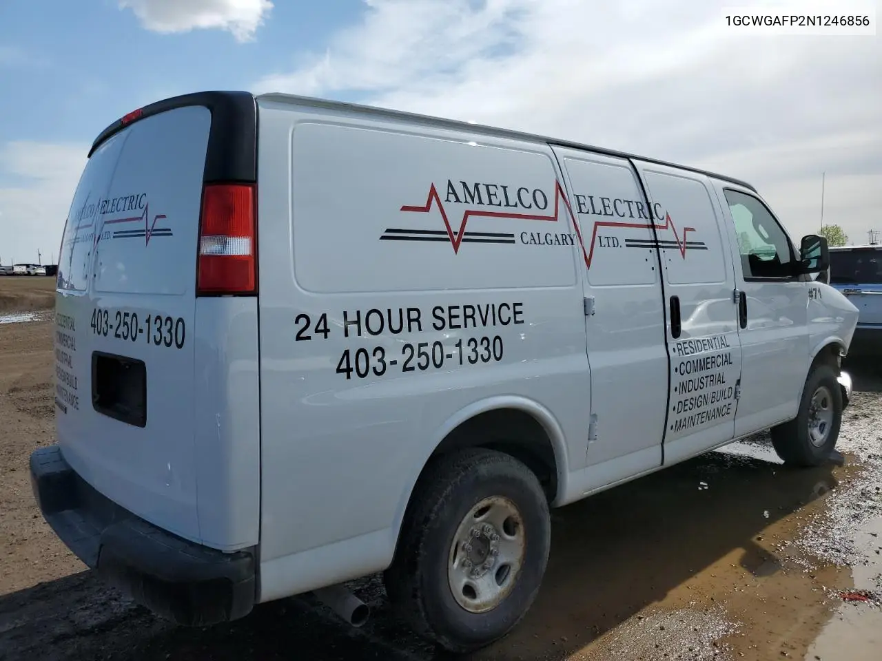 2022 Chevrolet Express G2500 VIN: 1GCWGAFP2N1246856 Lot: 56951385