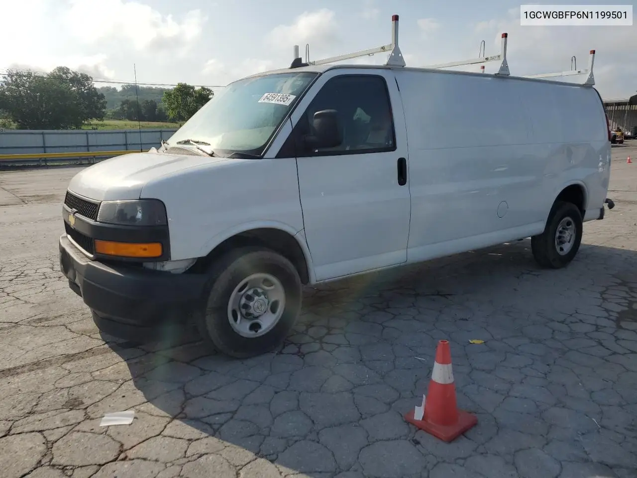 2022 Chevrolet Express G2500 VIN: 1GCWGBFP6N1199501 Lot: 64591395