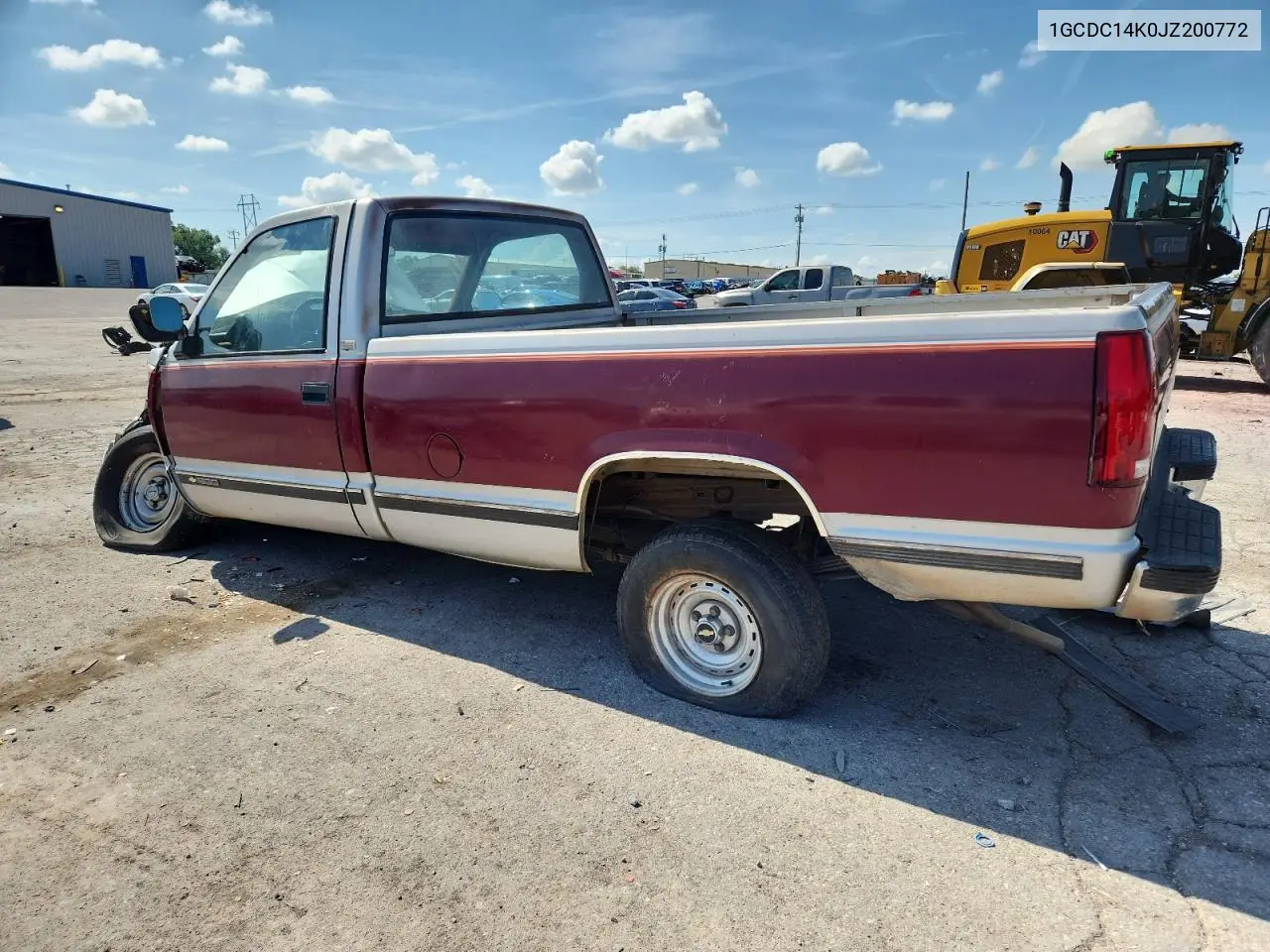 1988 Chevrolet Gmt-400 C1500 VIN: 1GCDC14K0JZ200772 Lot: 63662515