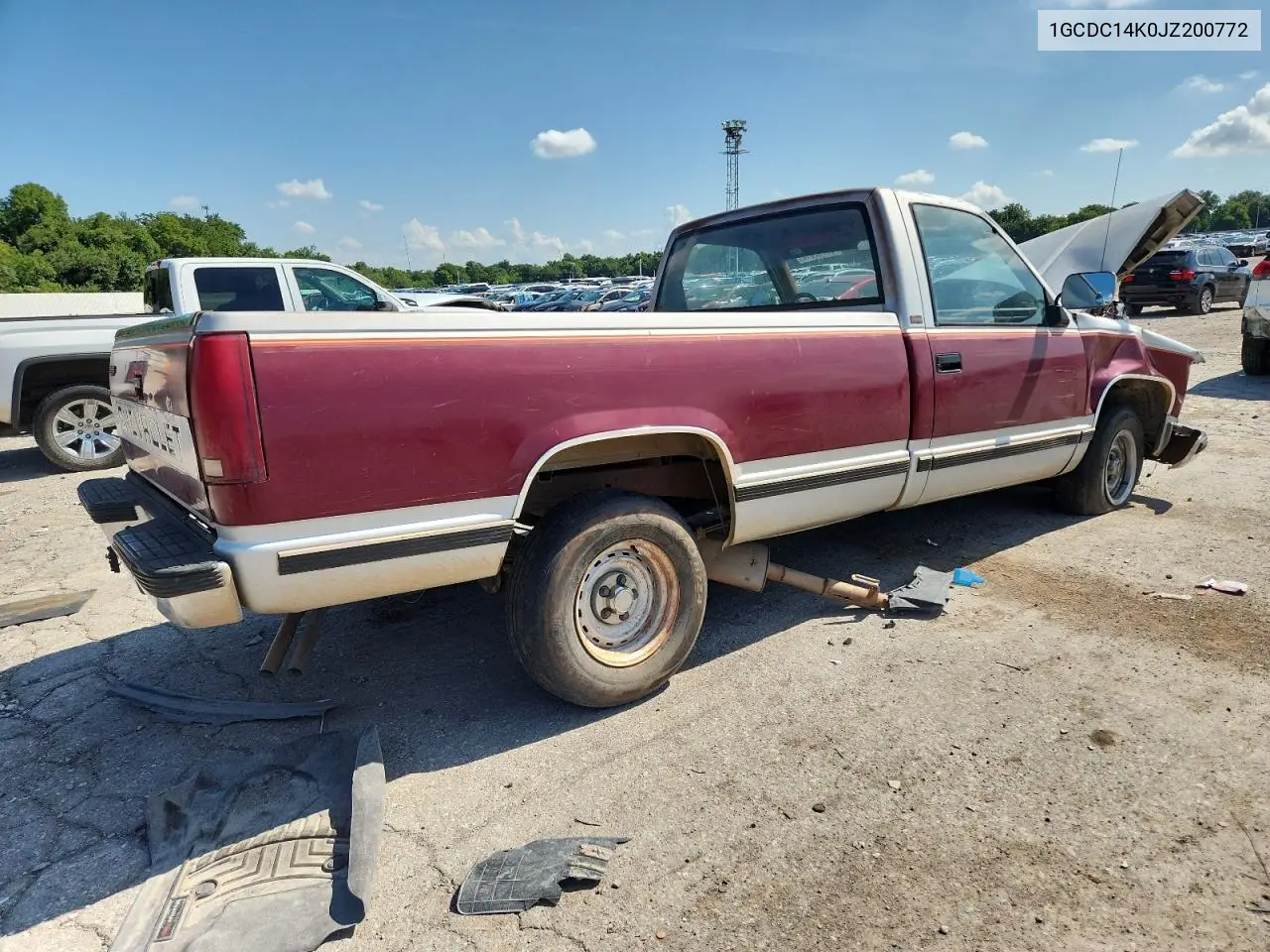 1988 Chevrolet Gmt-400 C1500 VIN: 1GCDC14K0JZ200772 Lot: 63662515
