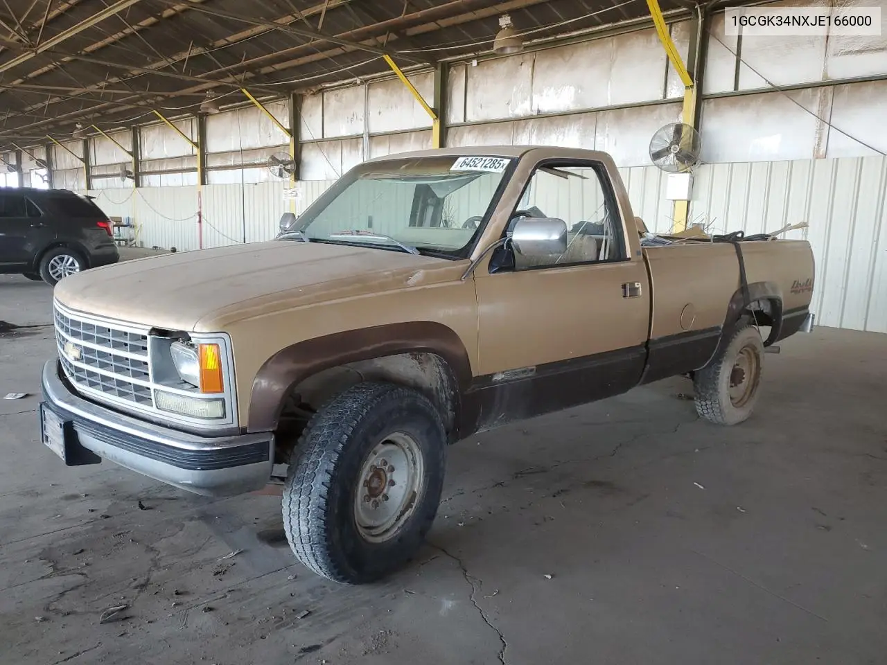 1988 Chevrolet Gmt-400 K3500 VIN: 1GCGK34NXJE166000 Lot: 64521285