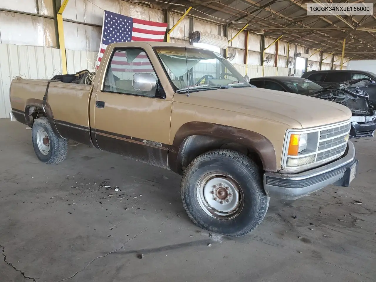 1988 Chevrolet Gmt-400 K3500 VIN: 1GCGK34NXJE166000 Lot: 64521285