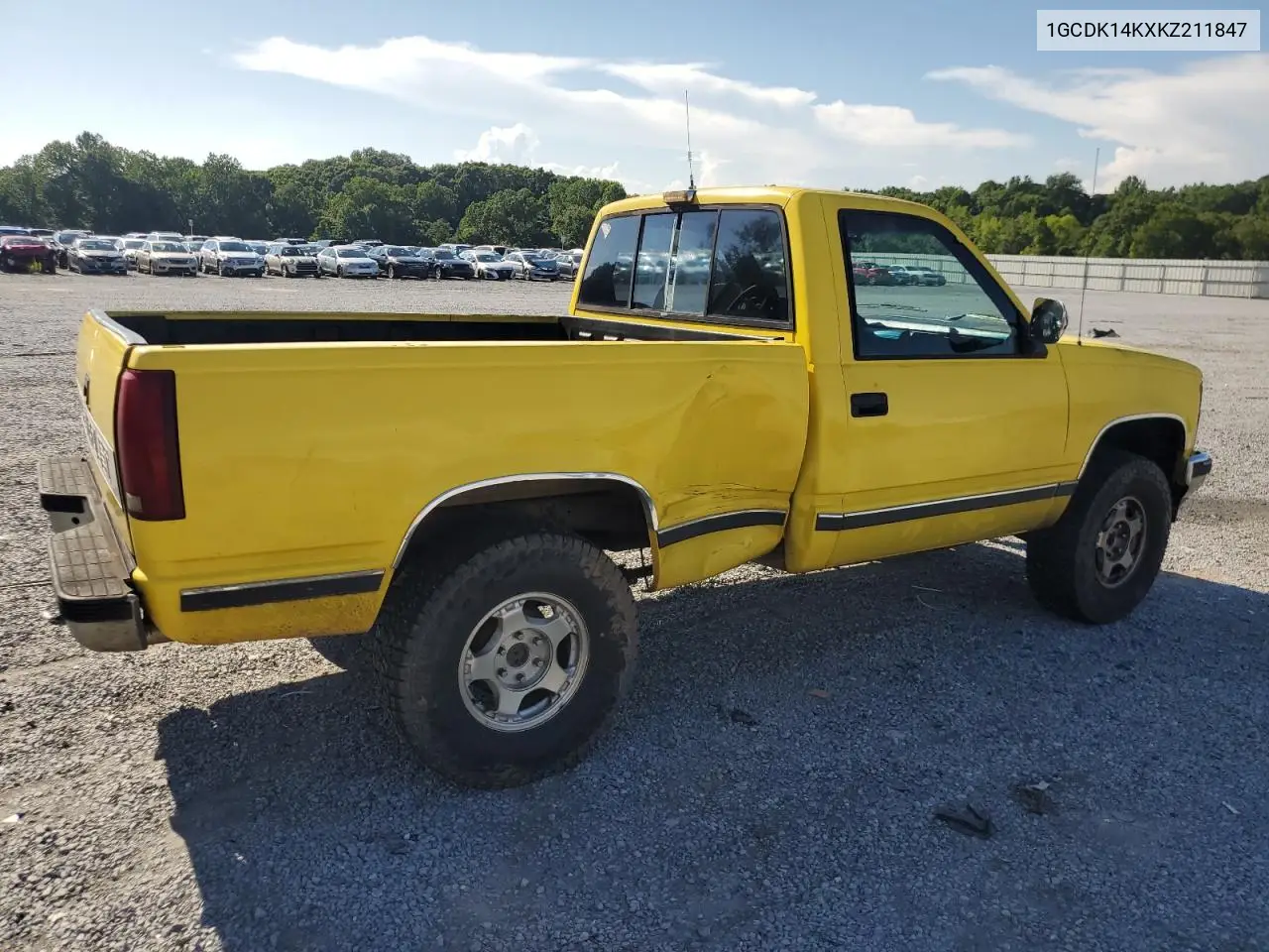 1989 Chevrolet Gmt-400 K1500 VIN: 1GCDK14KXKZ211847 Lot: 64789735