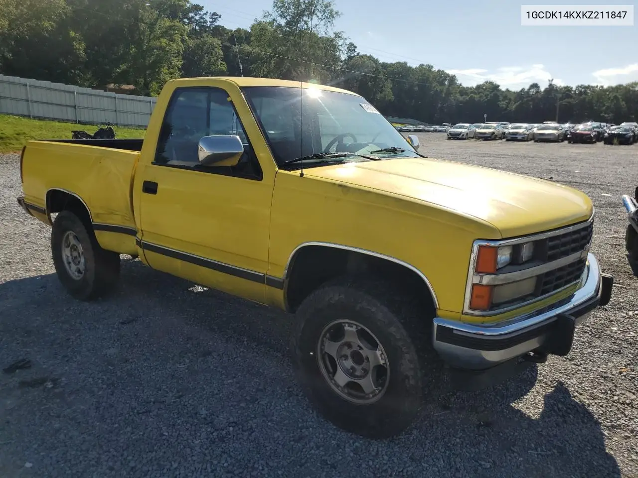 1989 Chevrolet Gmt-400 K1500 VIN: 1GCDK14KXKZ211847 Lot: 64789735