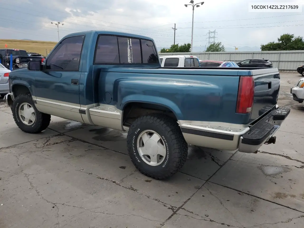 1990 Chevrolet Gmt-400 K1500 VIN: 1GCDK14Z2LZ217639 Lot: 65280915