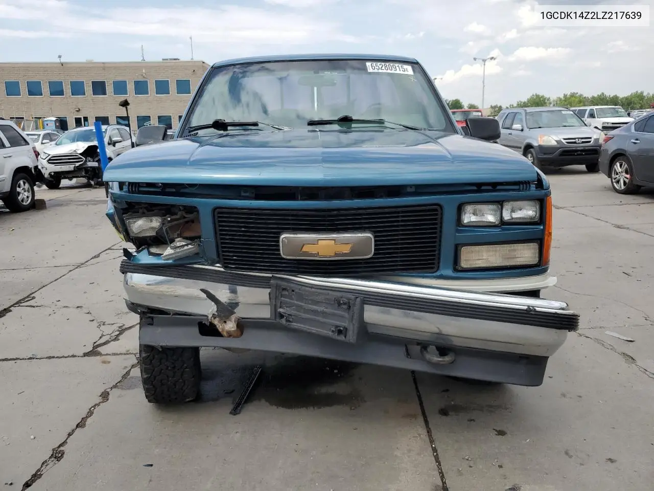 1990 Chevrolet Gmt-400 K1500 VIN: 1GCDK14Z2LZ217639 Lot: 65280915