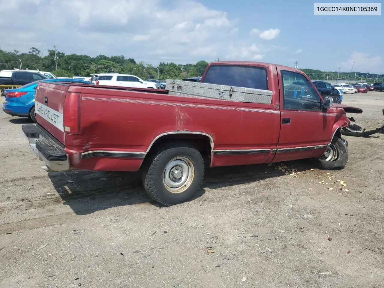 1992 Chevrolet Gmt-400 C1500 VIN: 1GCEC14K0NE105369 Lot: 63530745