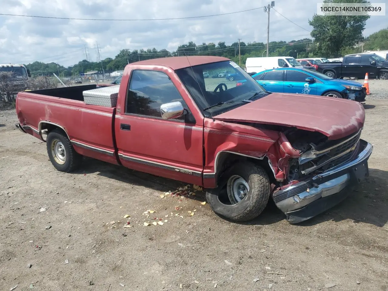 1992 Chevrolet Gmt-400 C1500 VIN: 1GCEC14K0NE105369 Lot: 63530745