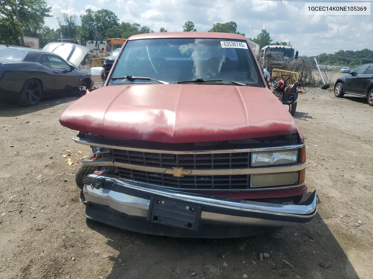 1992 Chevrolet Gmt-400 C1500 VIN: 1GCEC14K0NE105369 Lot: 63530745