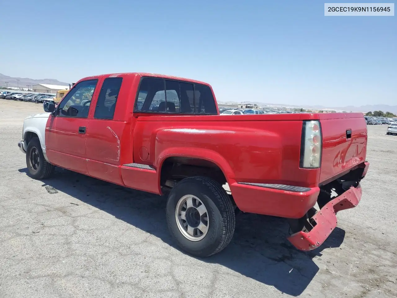 1992 Chevrolet Gmt-400 C1500 VIN: 2GCEC19K9N1156945 Lot: 64077995