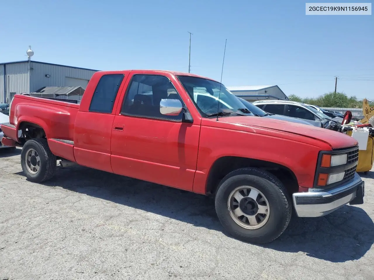 1992 Chevrolet Gmt-400 C1500 VIN: 2GCEC19K9N1156945 Lot: 64077995
