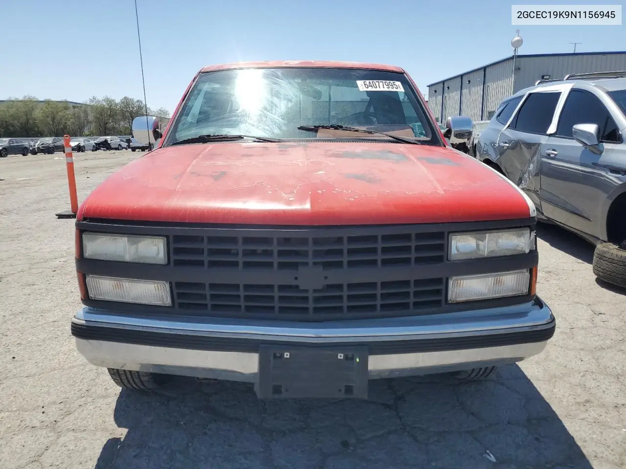 1992 Chevrolet Gmt-400 C1500 VIN: 2GCEC19K9N1156945 Lot: 64077995