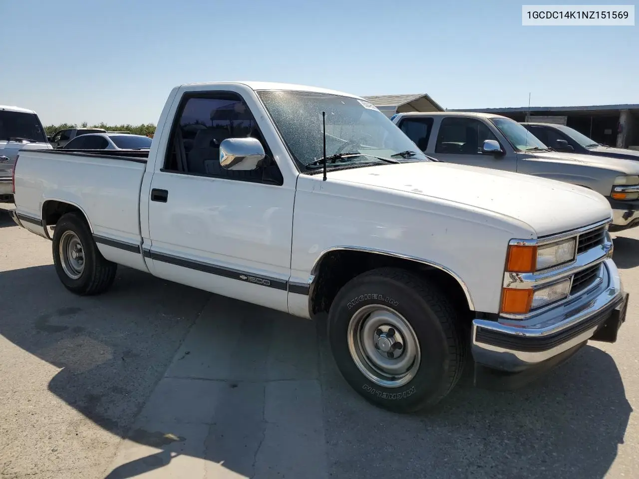 1992 Chevrolet Gmt-400 C1500 VIN: 1GCDC14K1NZ151569 Lot: 65049505