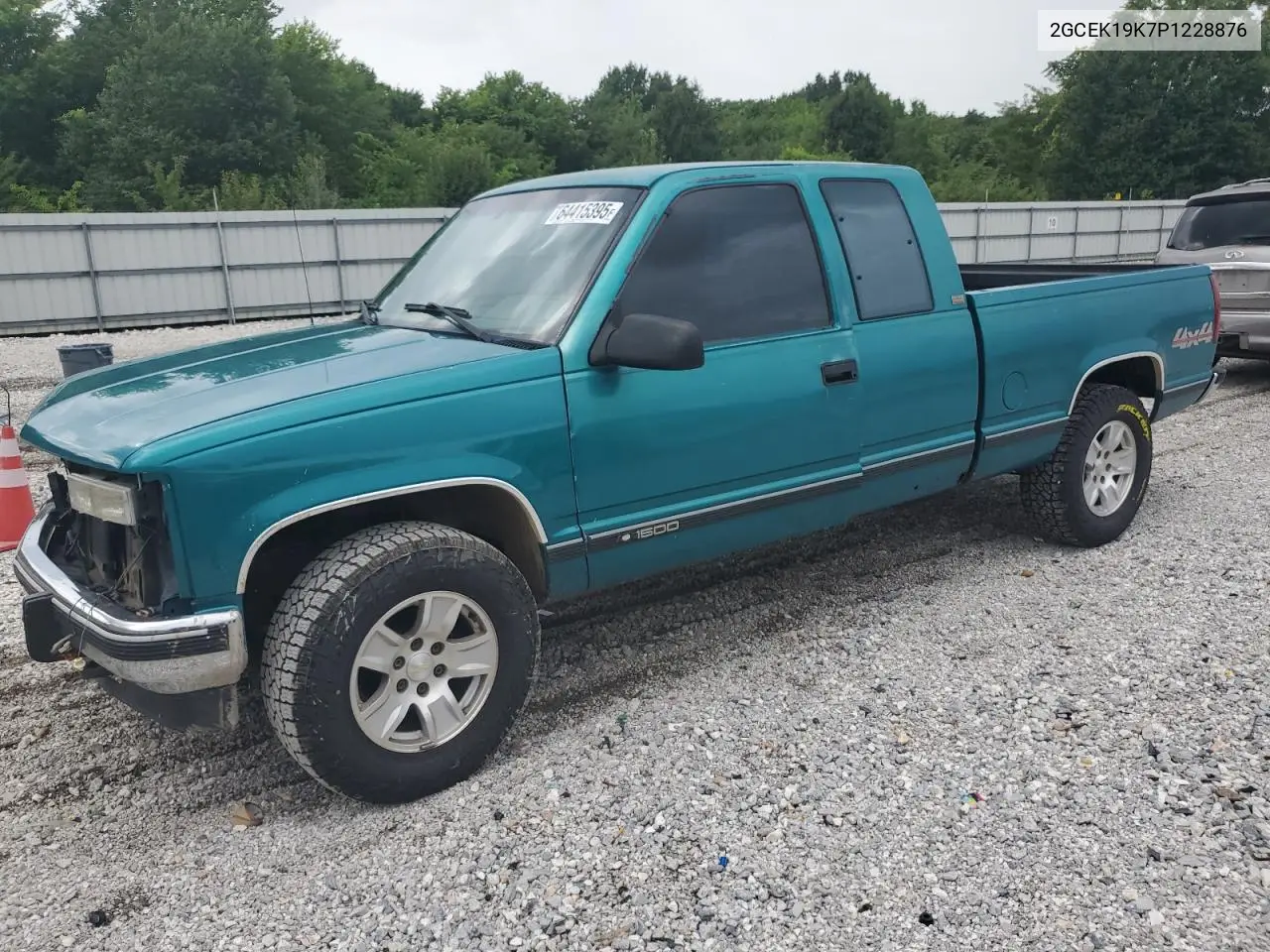1993 Chevrolet Gmt-400 K1500 VIN: 2GCEK19K7P1228876 Lot: 64415395