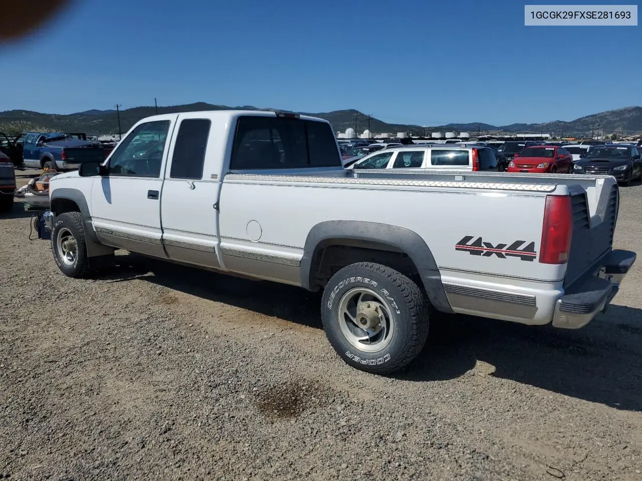 1995 Chevrolet Gmt-400 K2500 VIN: 1GCGK29FXSE281693 Lot: 62783355