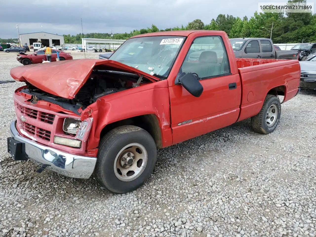 1998 Chevrolet Gmt-400 C1500 VIN: 1GCEC14W2WZ171869 Lot: 53122615