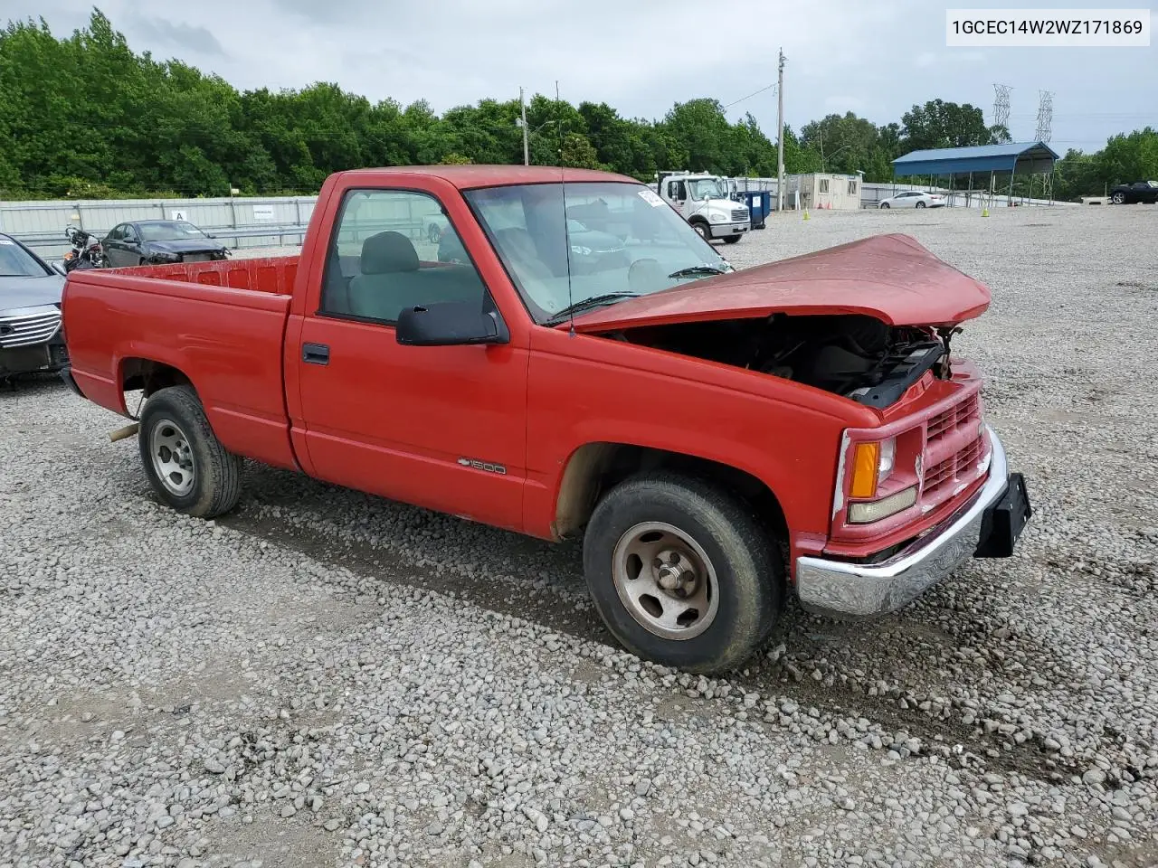 1998 Chevrolet Gmt-400 C1500 VIN: 1GCEC14W2WZ171869 Lot: 53122615
