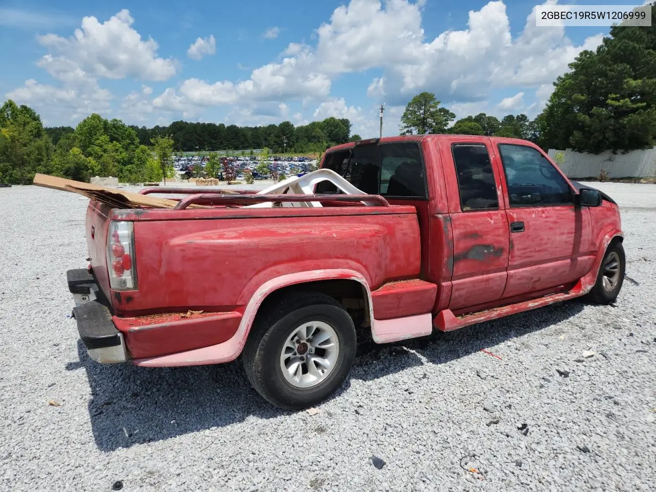 1998 Chevrolet Gmt-400 C1500 VIN: 2GBEC19R5W1206999 Lot: 62005735