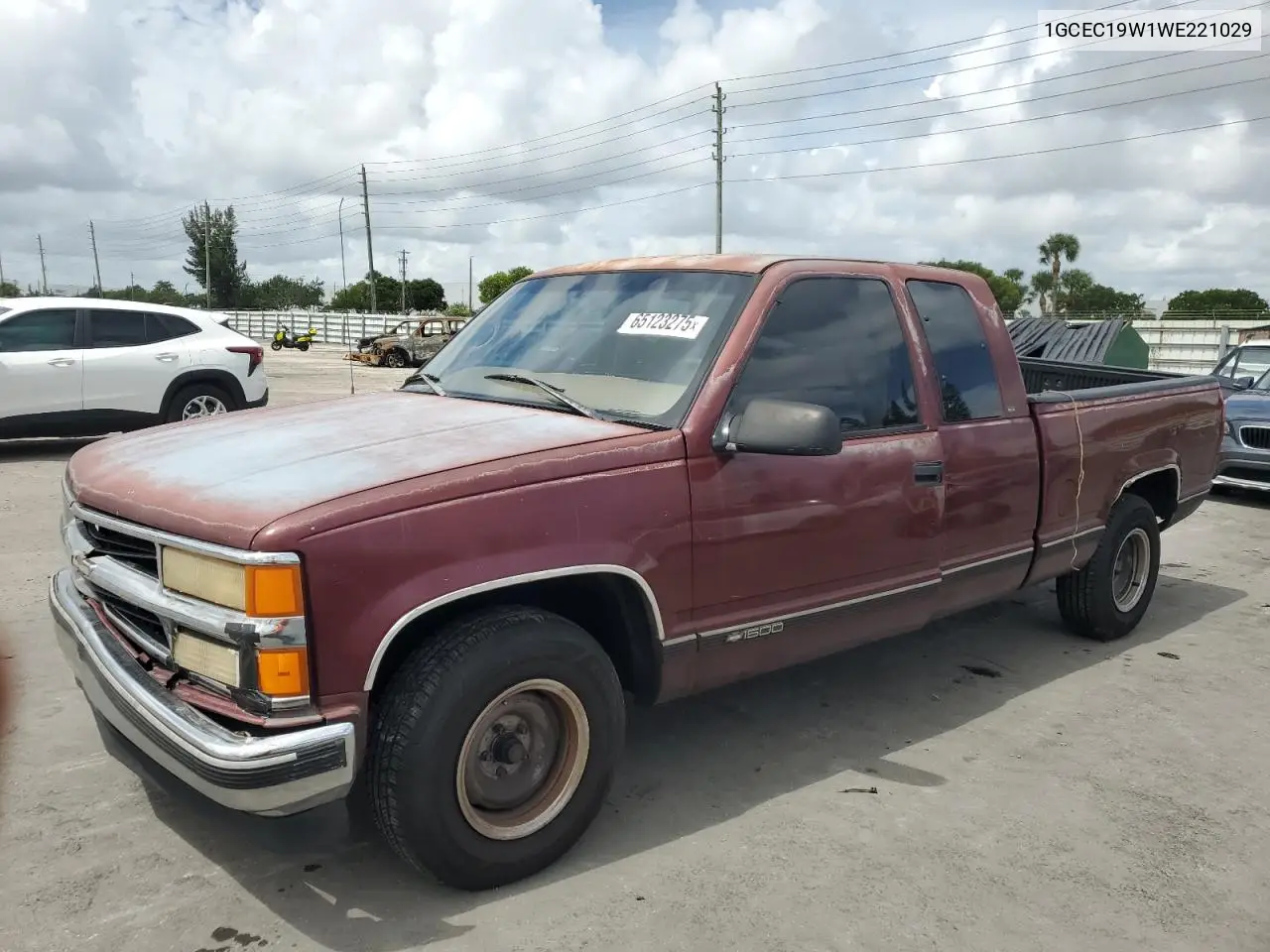 1998 Chevrolet Gmt-400 C1500 VIN: 1GCEC19W1WE221029 Lot: 65123275