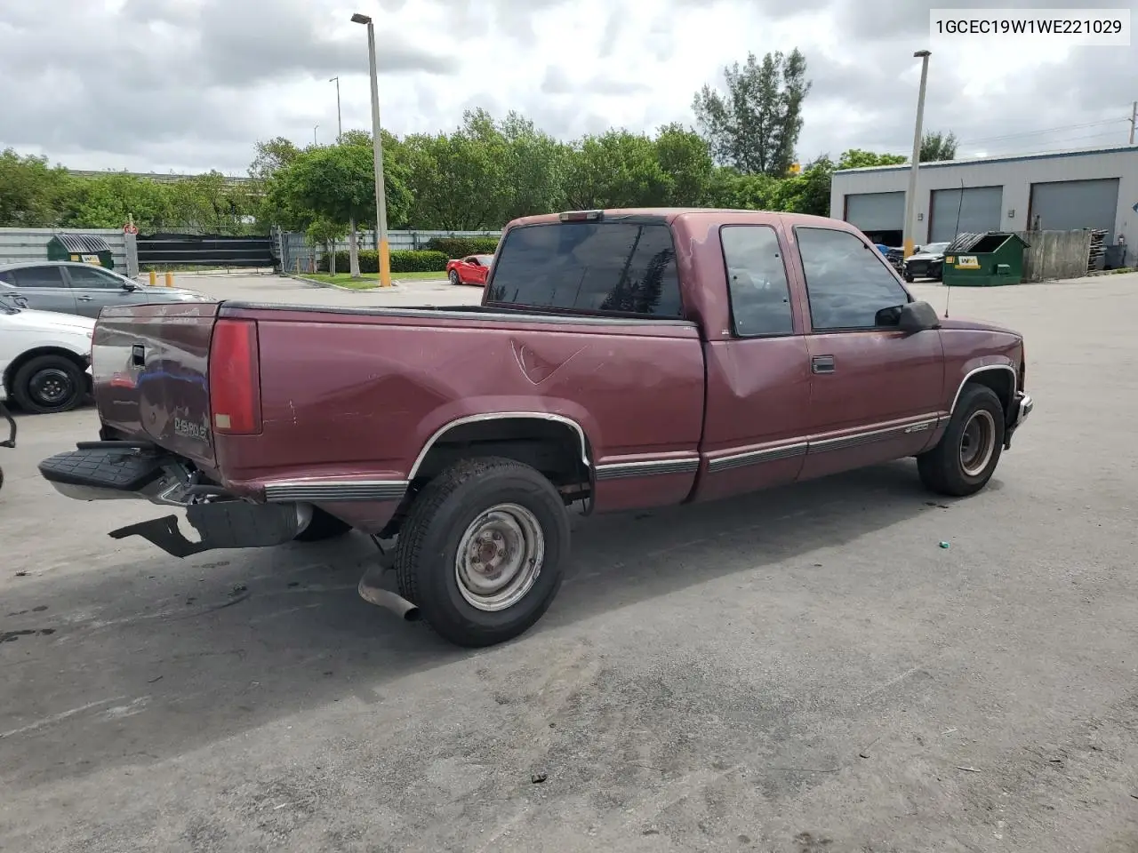 1998 Chevrolet Gmt-400 C1500 VIN: 1GCEC19W1WE221029 Lot: 65123275