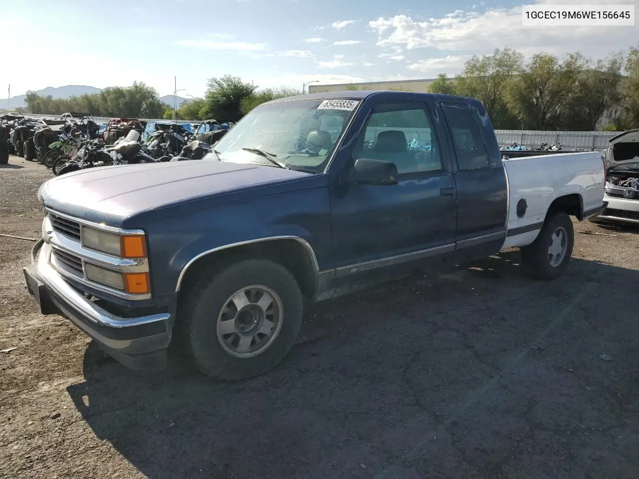 1998 Chevrolet Gmt-400 C1500 VIN: 1GCEC19M6WE156645 Lot: 65455835