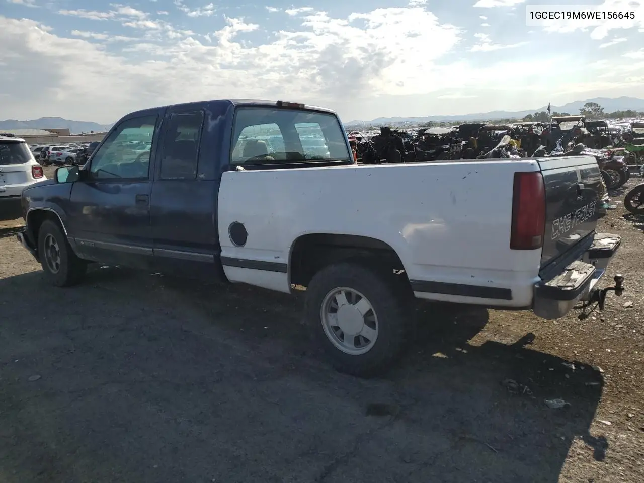 1998 Chevrolet Gmt-400 C1500 VIN: 1GCEC19M6WE156645 Lot: 65455835