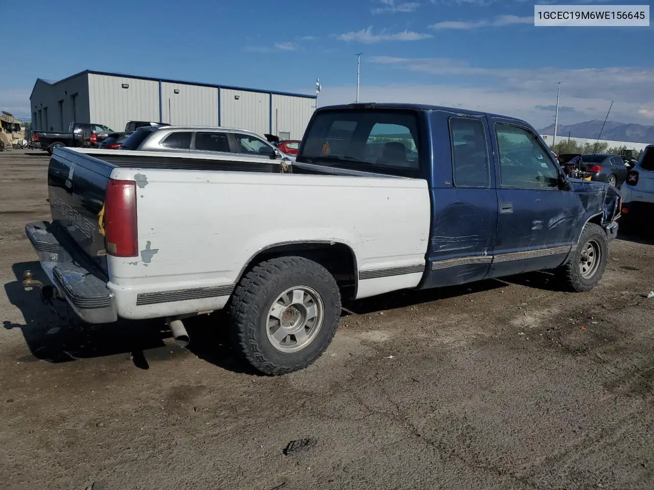 1998 Chevrolet Gmt-400 C1500 VIN: 1GCEC19M6WE156645 Lot: 65455835