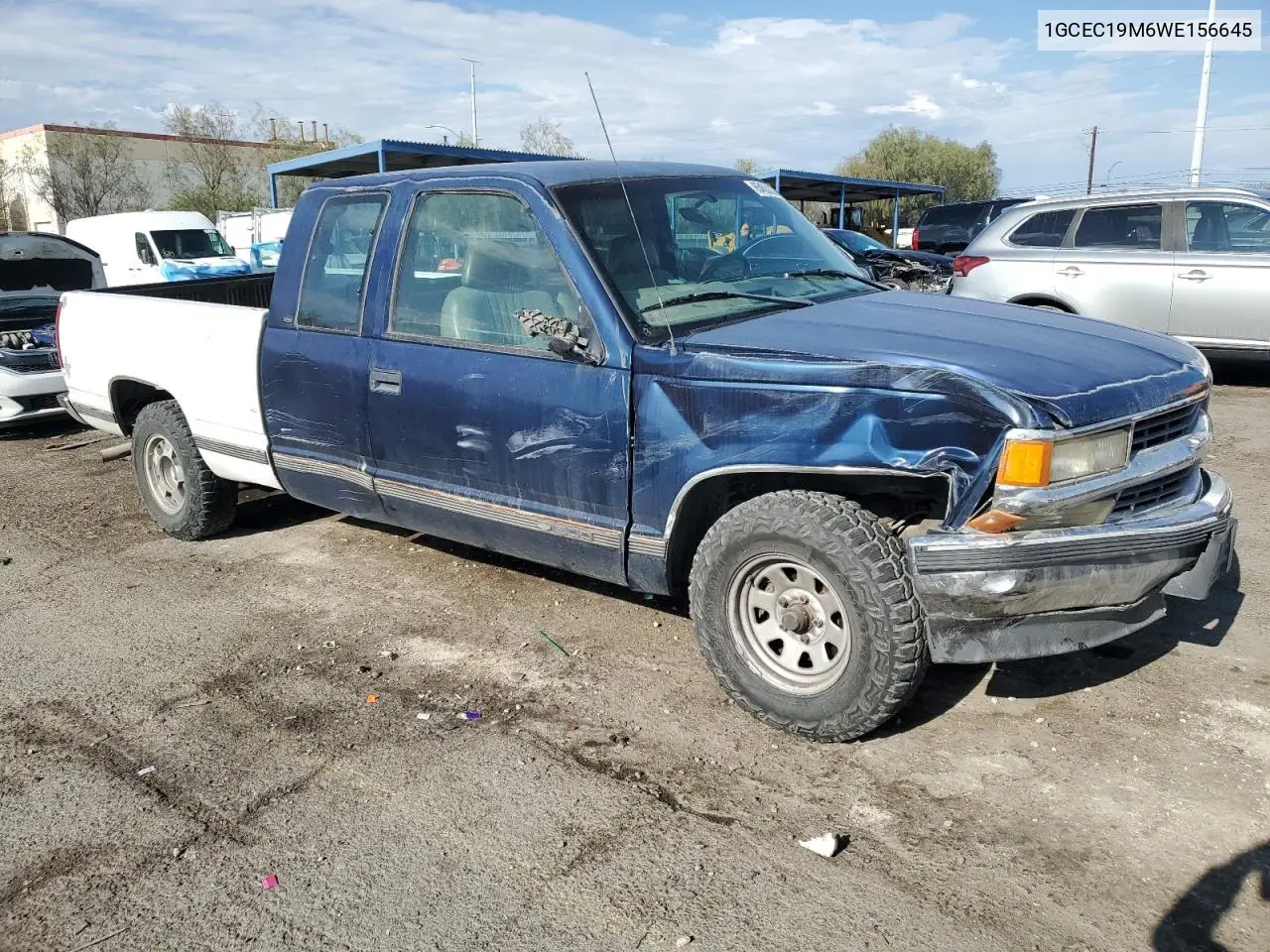 1998 Chevrolet Gmt-400 C1500 VIN: 1GCEC19M6WE156645 Lot: 65455835