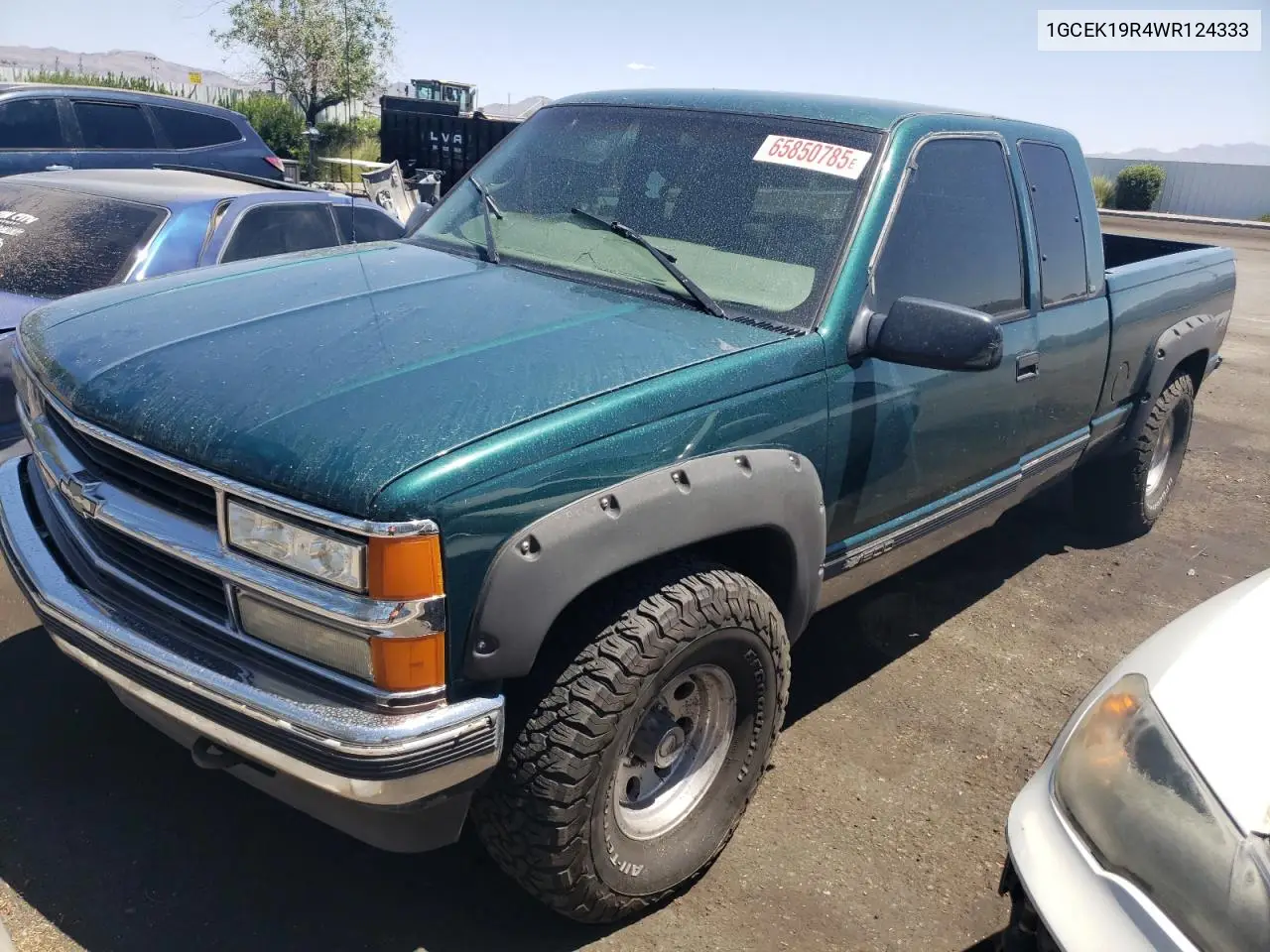 1998 Chevrolet Gmt-400 K1500 VIN: 1GCEK19R4WR124333 Lot: 65850785