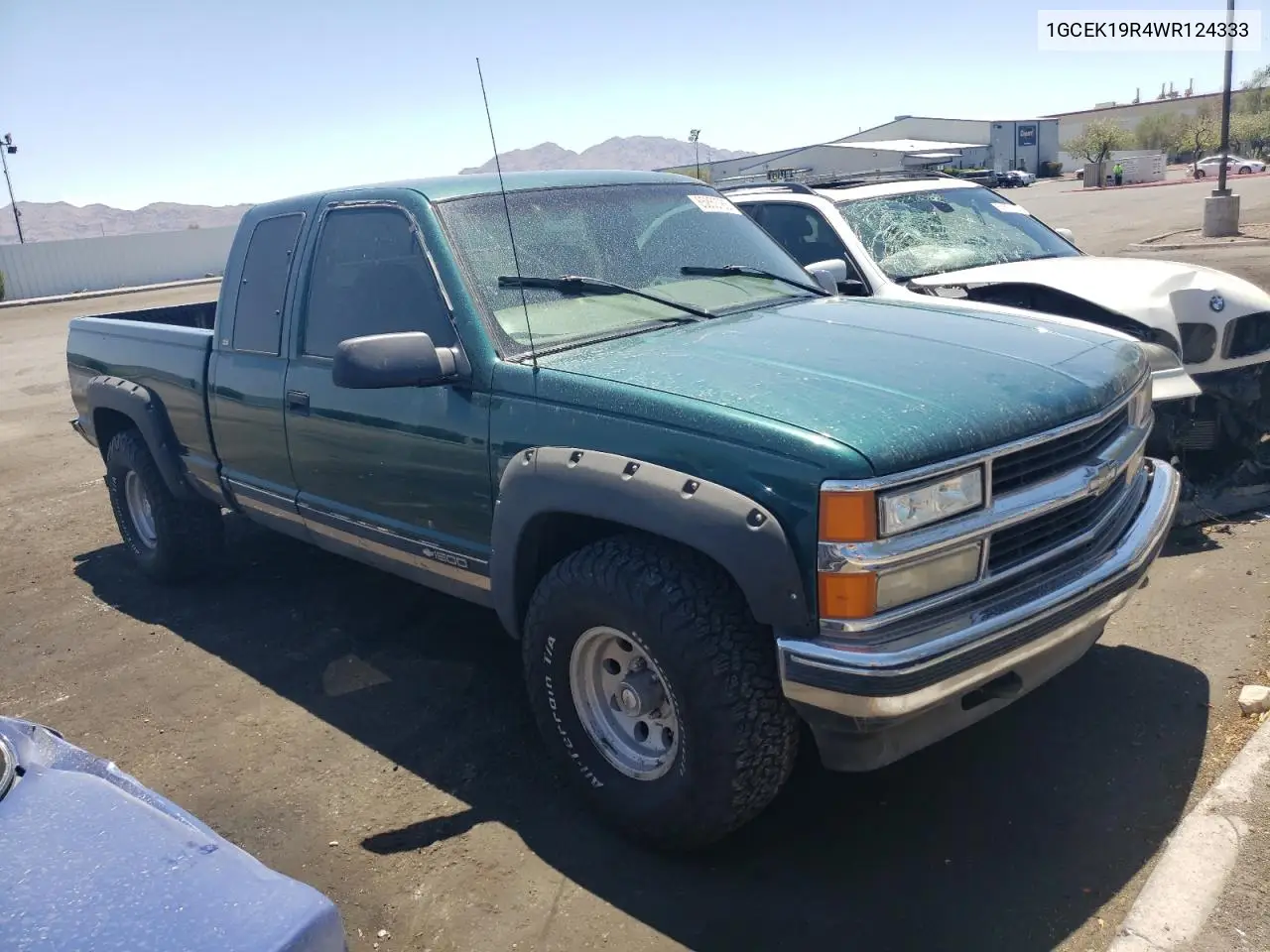 1998 Chevrolet Gmt-400 K1500 VIN: 1GCEK19R4WR124333 Lot: 65850785