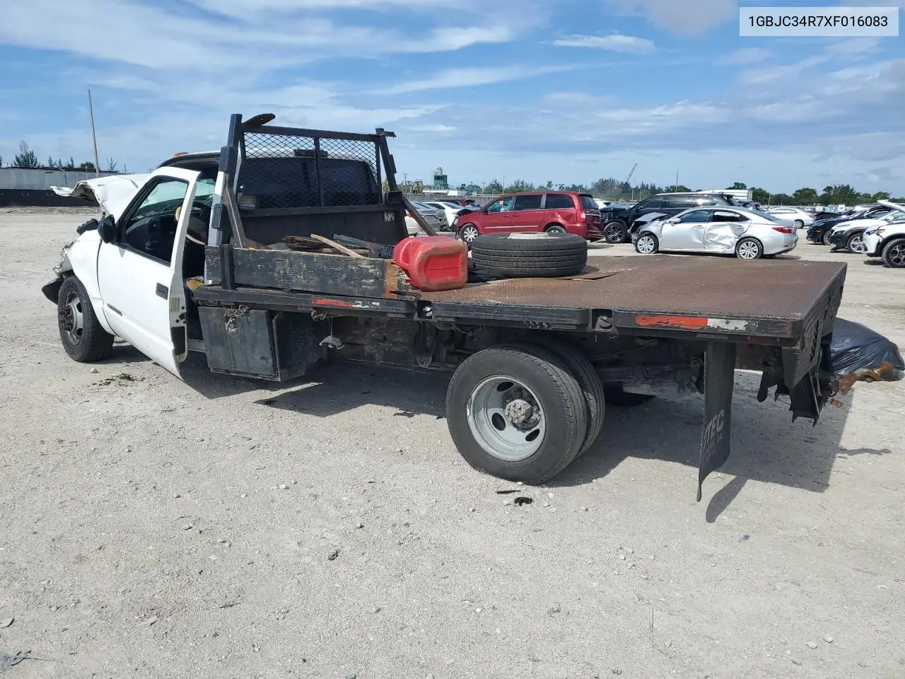 1999 Chevrolet Gmt-400 C3500 VIN: 1GBJC34R7XF016083 Lot: 62651075