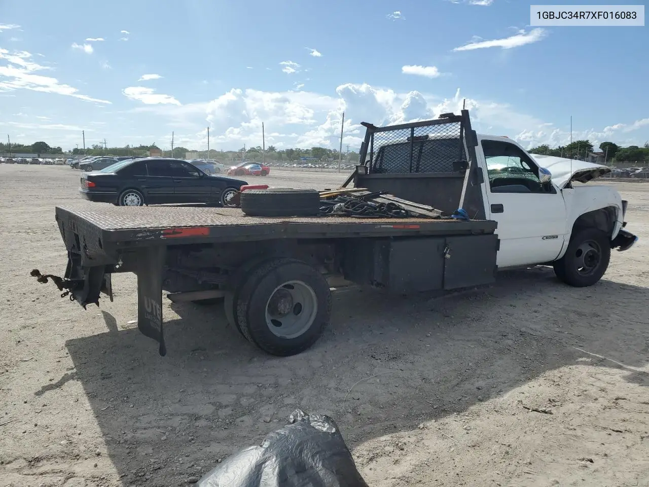 1999 Chevrolet Gmt-400 C3500 VIN: 1GBJC34R7XF016083 Lot: 62651075