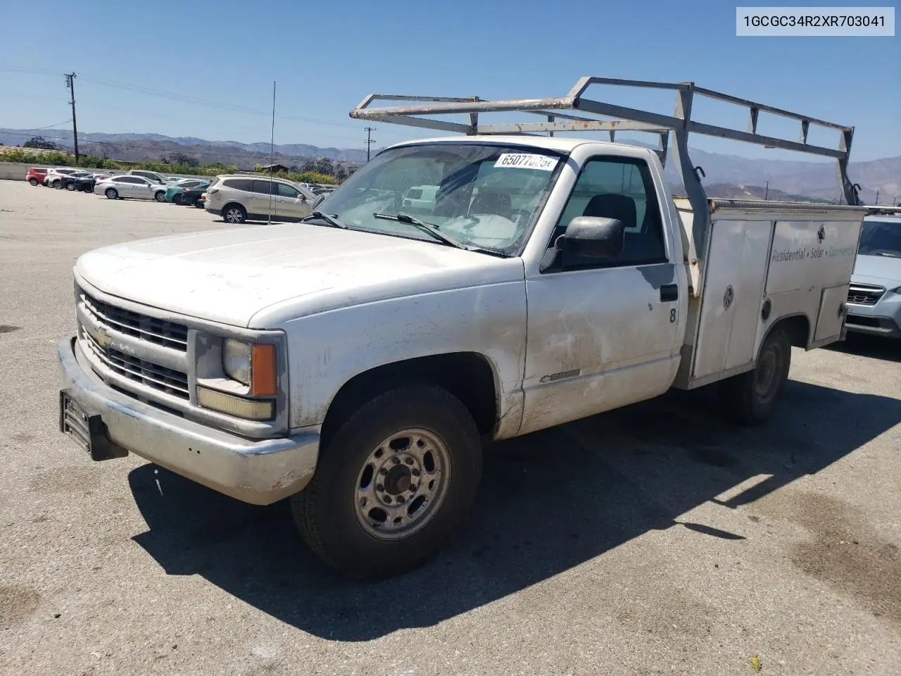 1999 Chevrolet Gmt-400 C3500 VIN: 1GCGC34R2XR703041 Lot: 65077085