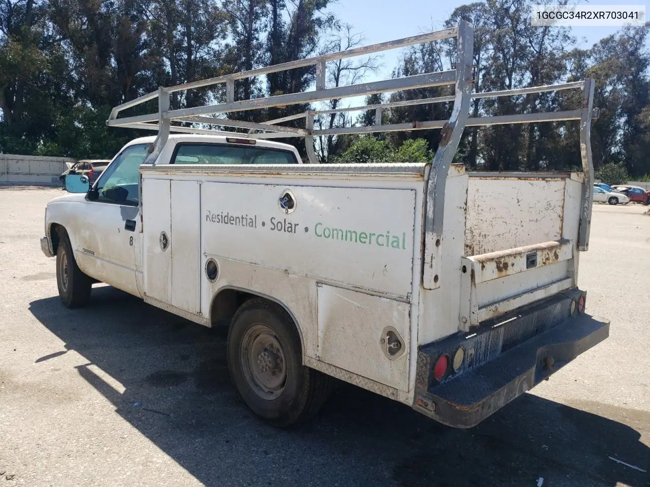 1999 Chevrolet Gmt-400 C3500 VIN: 1GCGC34R2XR703041 Lot: 65077085
