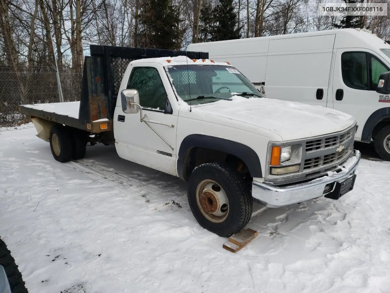 1999 Chevrolet Gmt-400 K3500 VIN: 1GBJK34FXXF008116 Lot: 65560855