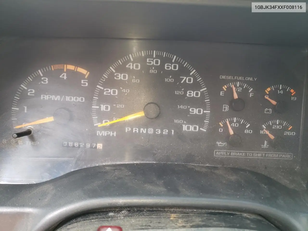 1999 Chevrolet Gmt-400 K3500 VIN: 1GBJK34FXXF008116 Lot: 65560855