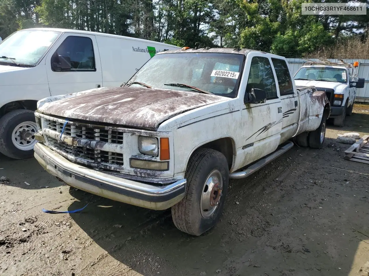 2000 Chevrolet Gmt-400 C3500 VIN: 1GCHC33R1YF468611 Lot: 60202215