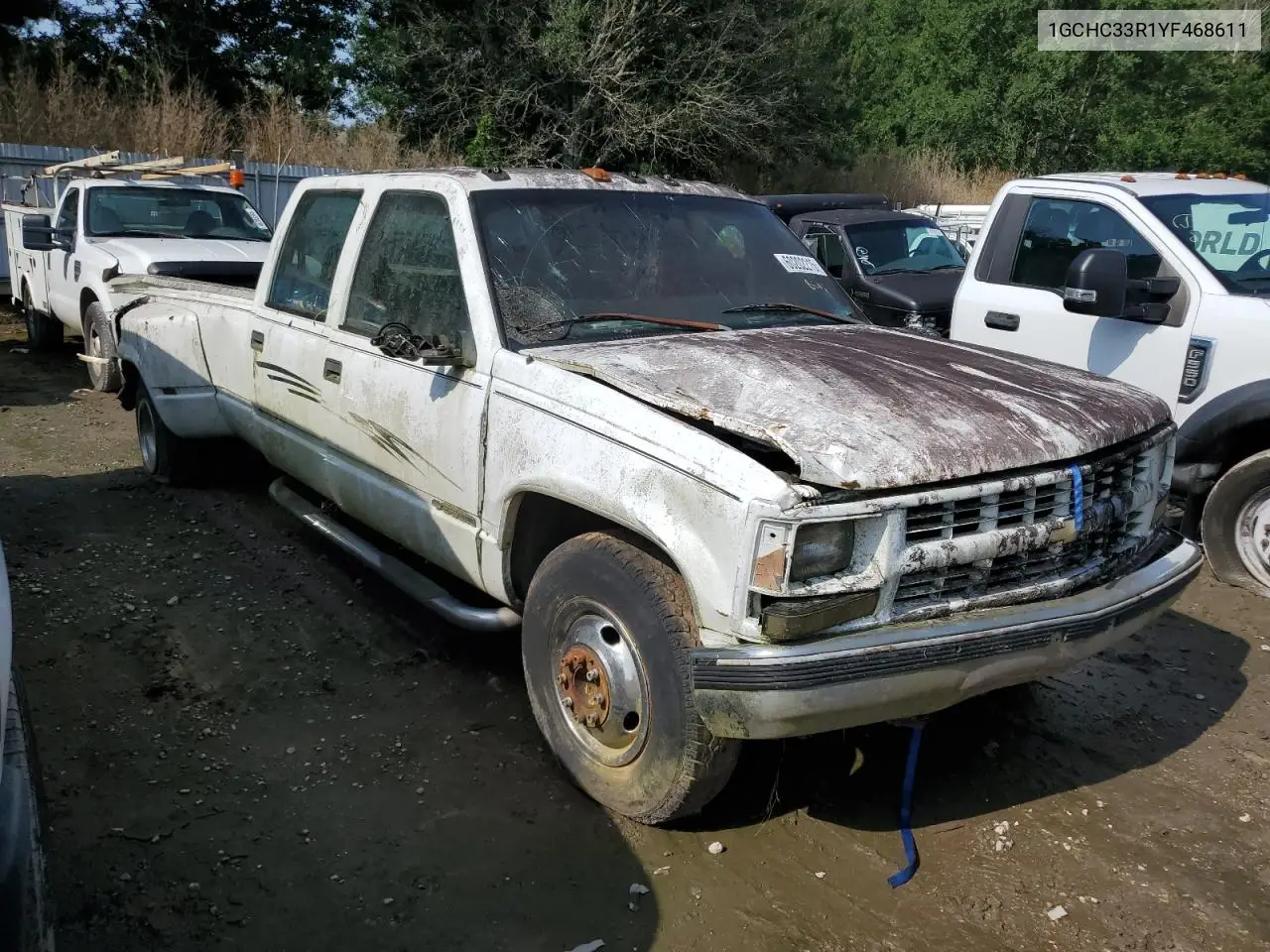 2000 Chevrolet Gmt-400 C3500 VIN: 1GCHC33R1YF468611 Lot: 60202215