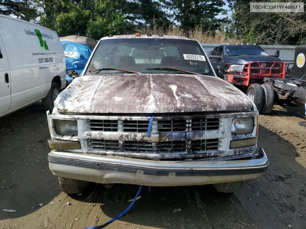 2000 Chevrolet Gmt-400 C3500 VIN: 1GCHC33R1YF468611 Lot: 60202215