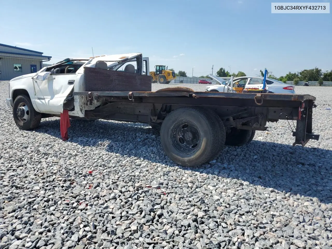 2000 Chevrolet Gmt-400 C3500 VIN: 1GBJC34RXYF432713 Lot: 64309695
