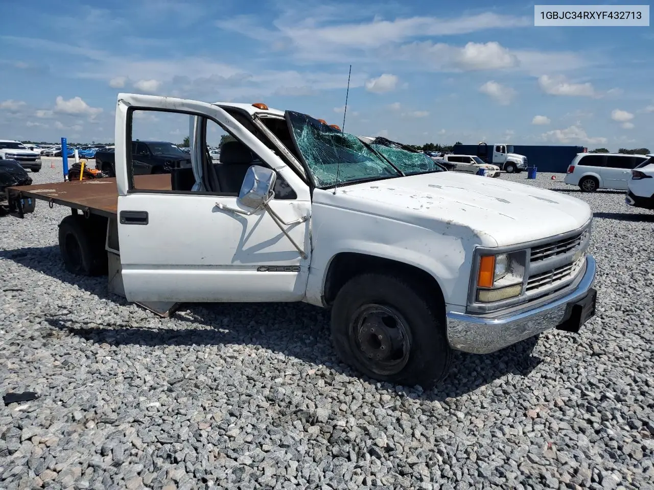 2000 Chevrolet Gmt-400 C3500 VIN: 1GBJC34RXYF432713 Lot: 64309695