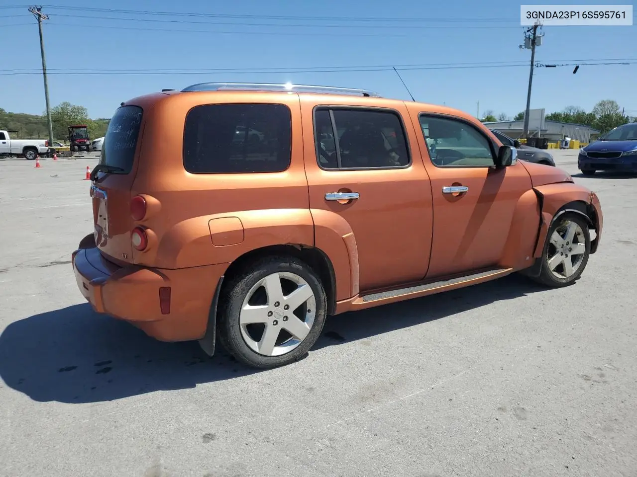 2006 Chevrolet Hhr Lt VIN: 3GNDA23P16S595761 Lot: 53342435