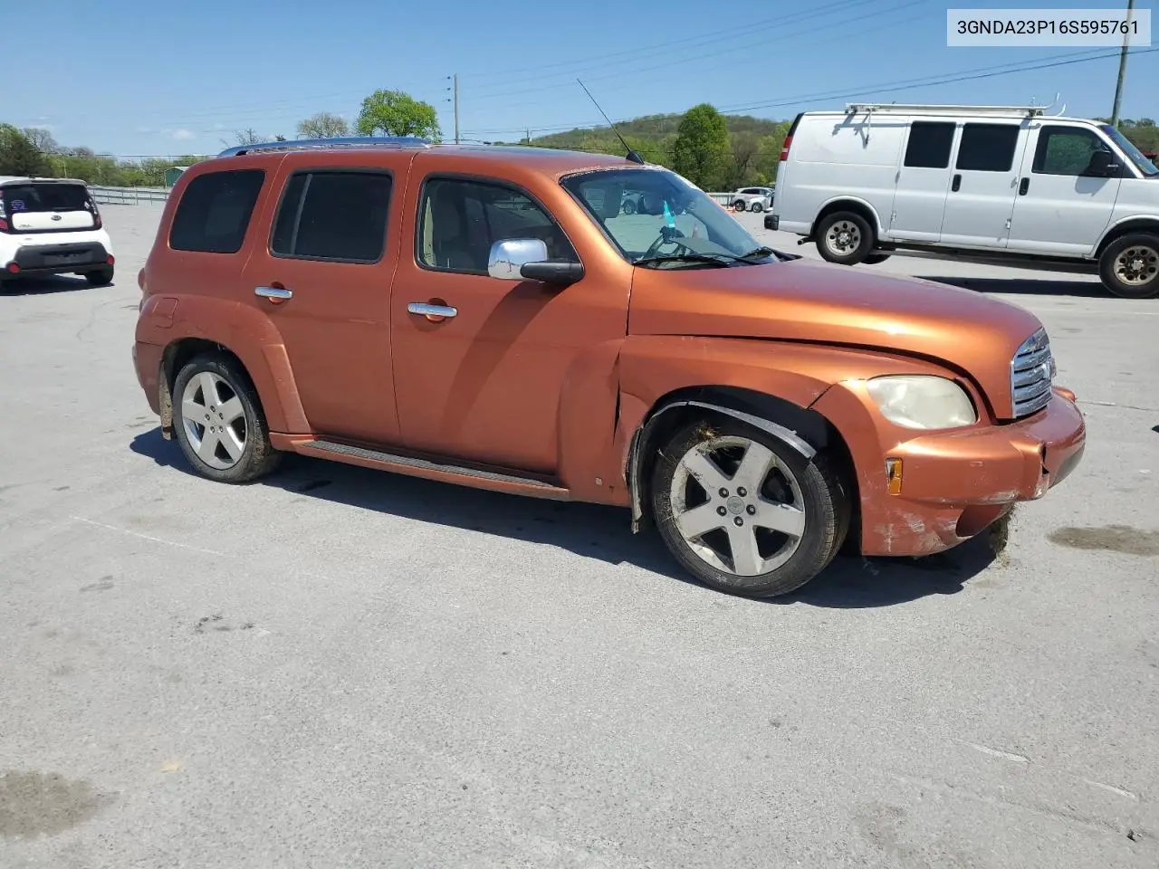 2006 Chevrolet Hhr Lt VIN: 3GNDA23P16S595761 Lot: 53342435
