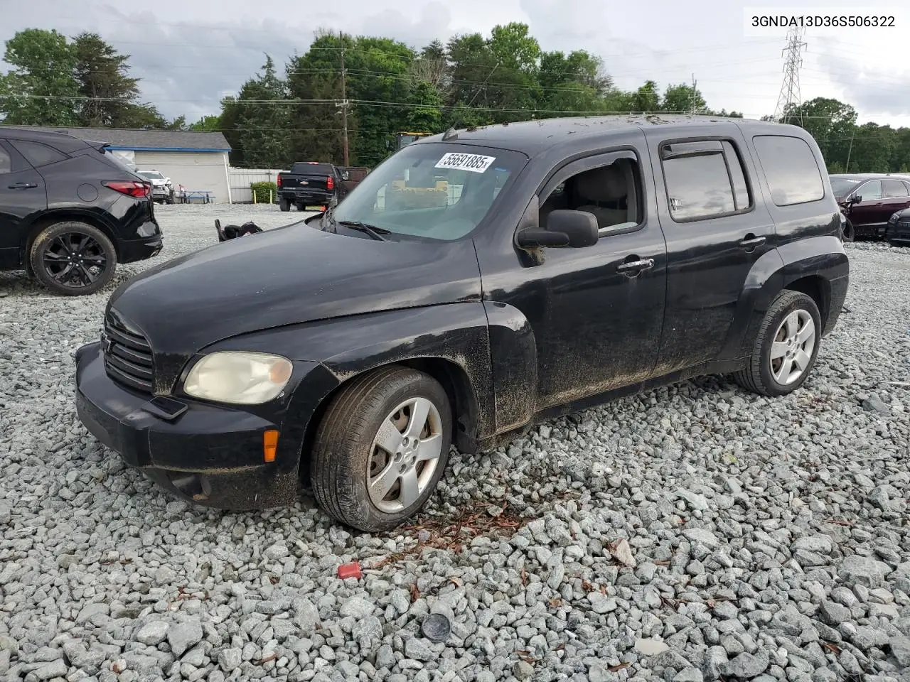2006 Chevrolet Hhr Ls VIN: 3GNDA13D36S506322 Lot: 55691885