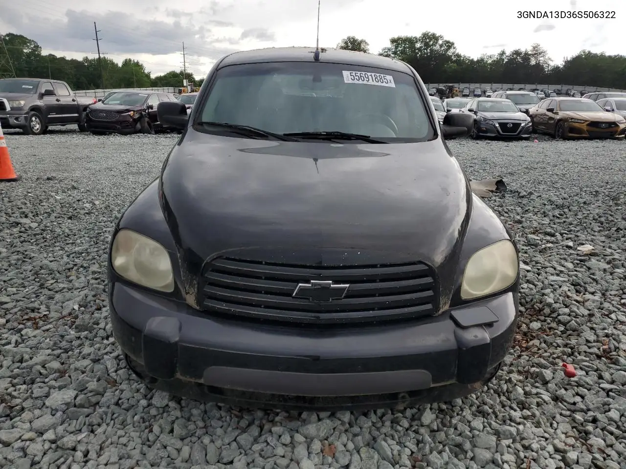 2006 Chevrolet Hhr Ls VIN: 3GNDA13D36S506322 Lot: 55691885