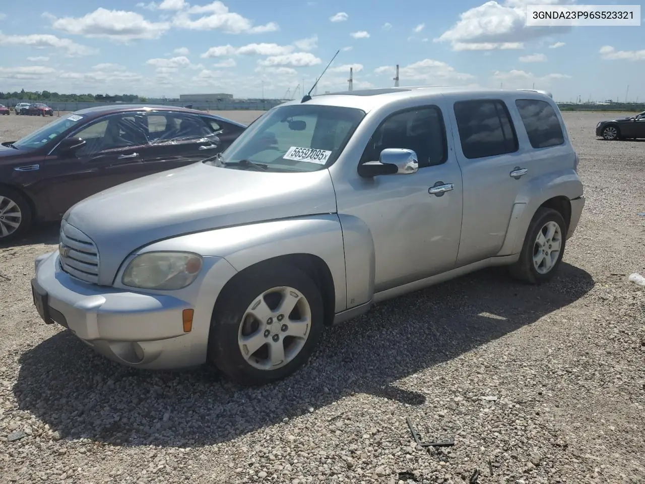 2006 Chevrolet Hhr Lt VIN: 3GNDA23P96S523321 Lot: 56597095