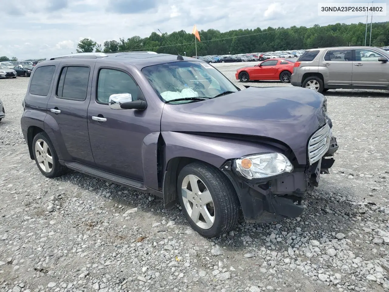 2006 Chevrolet Hhr Lt VIN: 3GNDA23P26S514802 Lot: 56881015