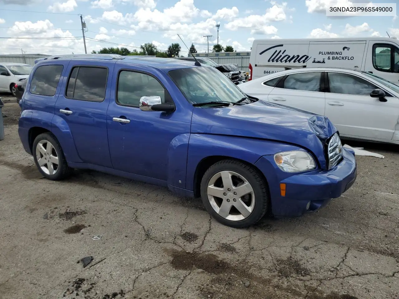 2006 Chevrolet Hhr Lt VIN: 3GNDA23P96S549000 Lot: 62831655