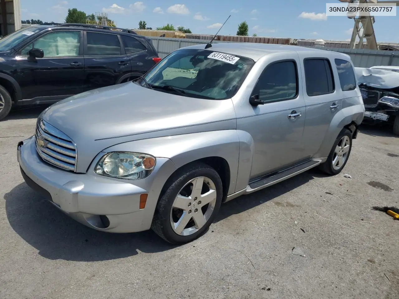 2006 Chevrolet Hhr Lt VIN: 3GNDA23PX6S507757 Lot: 63119455